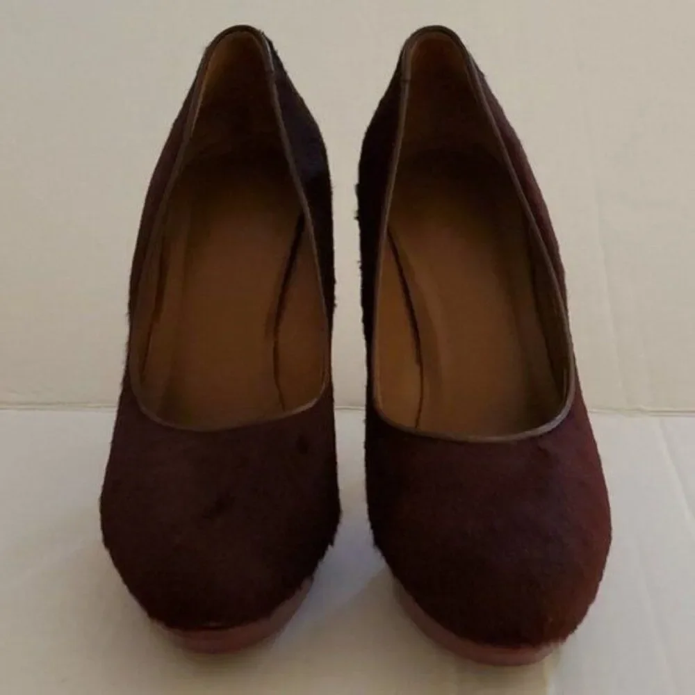 Donald J Pliner Heels Pumps Platform Leather Stilettos Red Women's WOMAN'S 9 ½